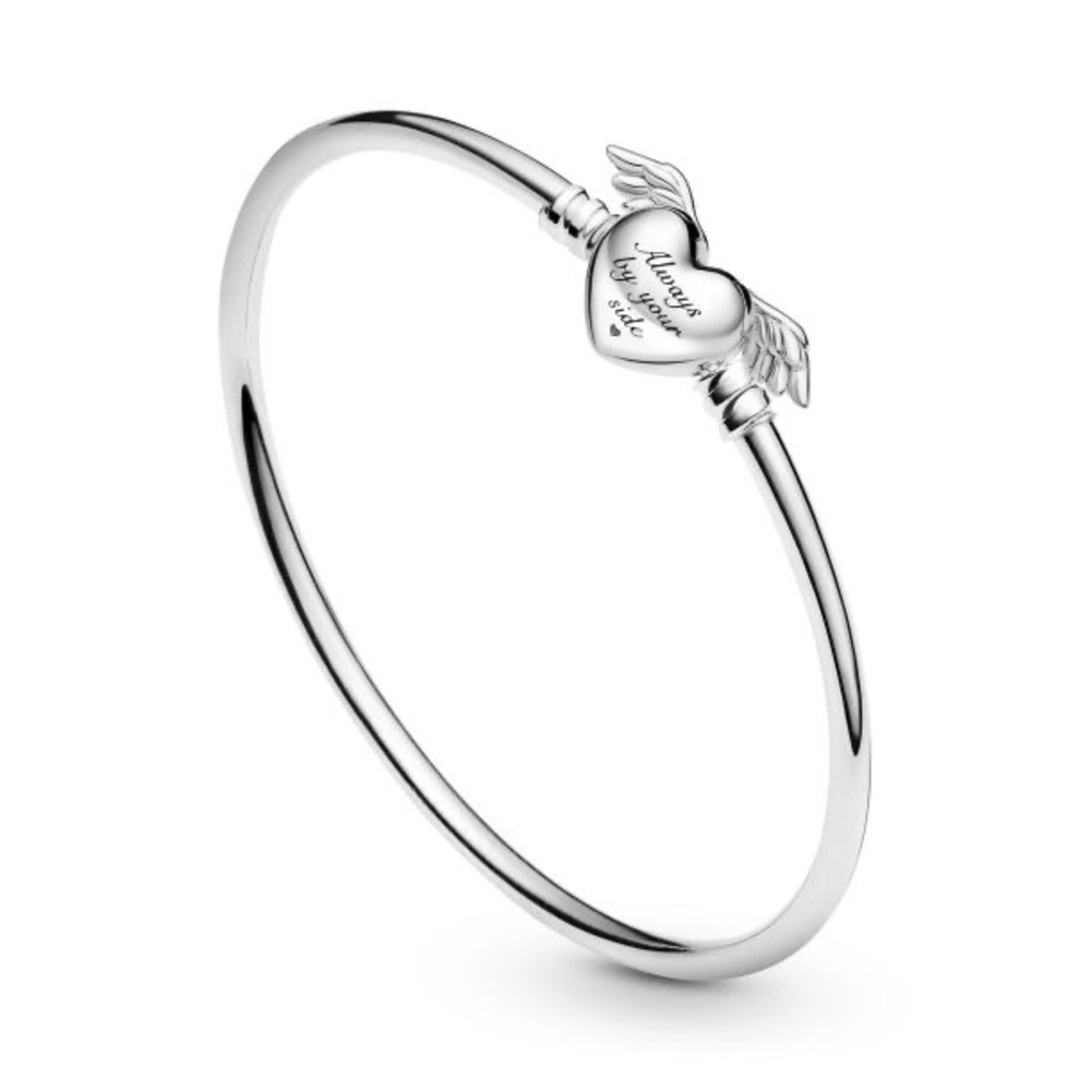 Pandora Moments Winged Heart Bangle Bracelet—limited edition!